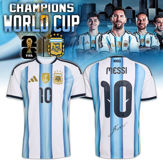 Argentina 2026 World Champions GOAT Jersey