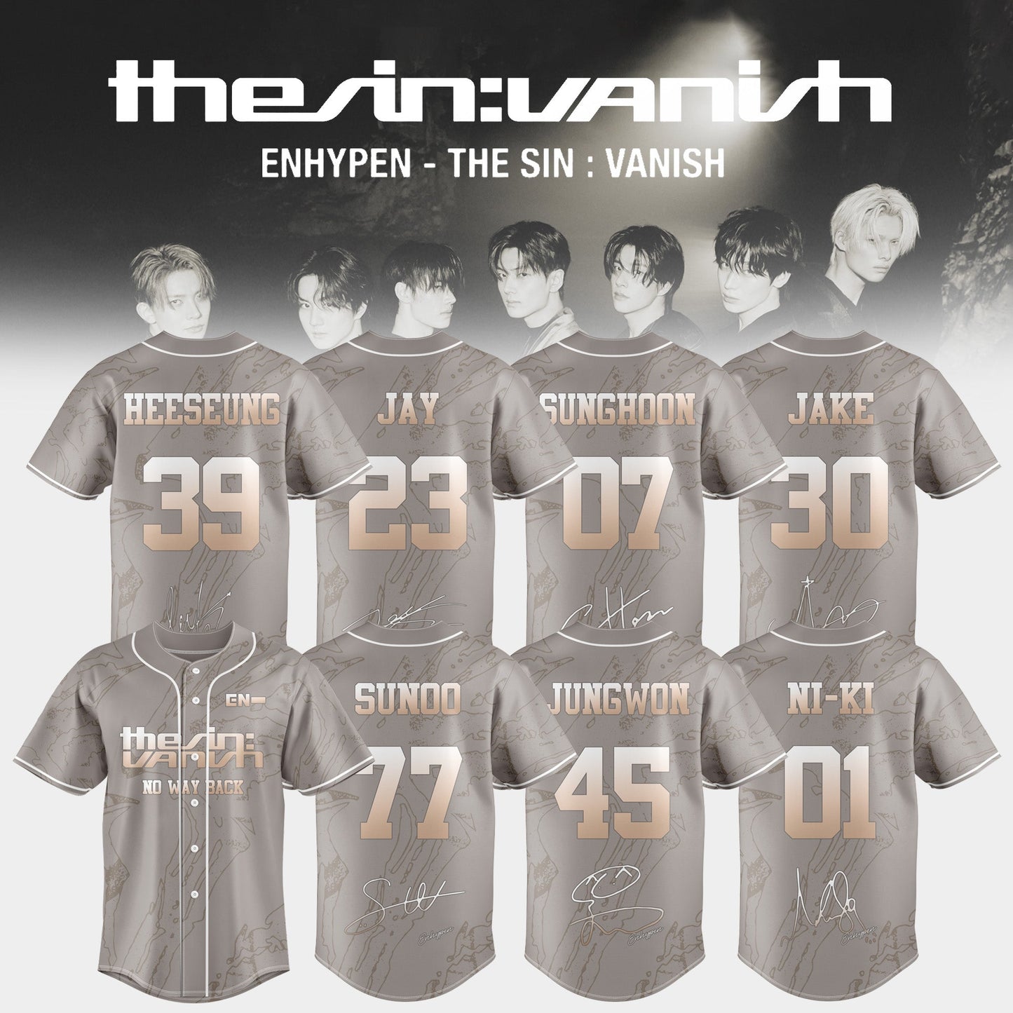 ENHYPEN ˜THE SIN : VANISH™ Still AFTERLIGHT Limited Edition Jersey
