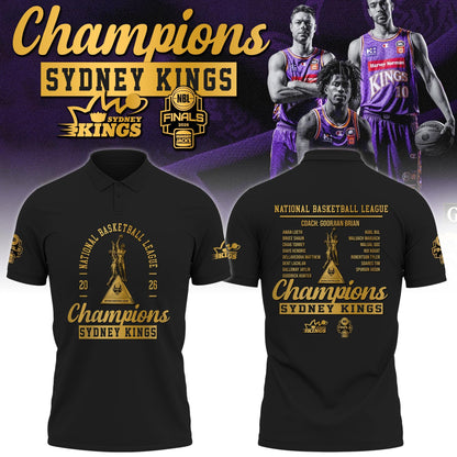 Sydney Kings Champions NBL 2026 Polo Limited Edition