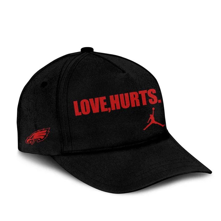 Jalen Hurts with the 'Love, Hurts' Hoodie Limited Edition
