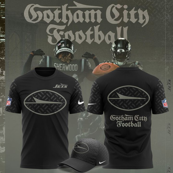 New York Jets 2025 NFL Rivalries Gotham City Football� T-shirt