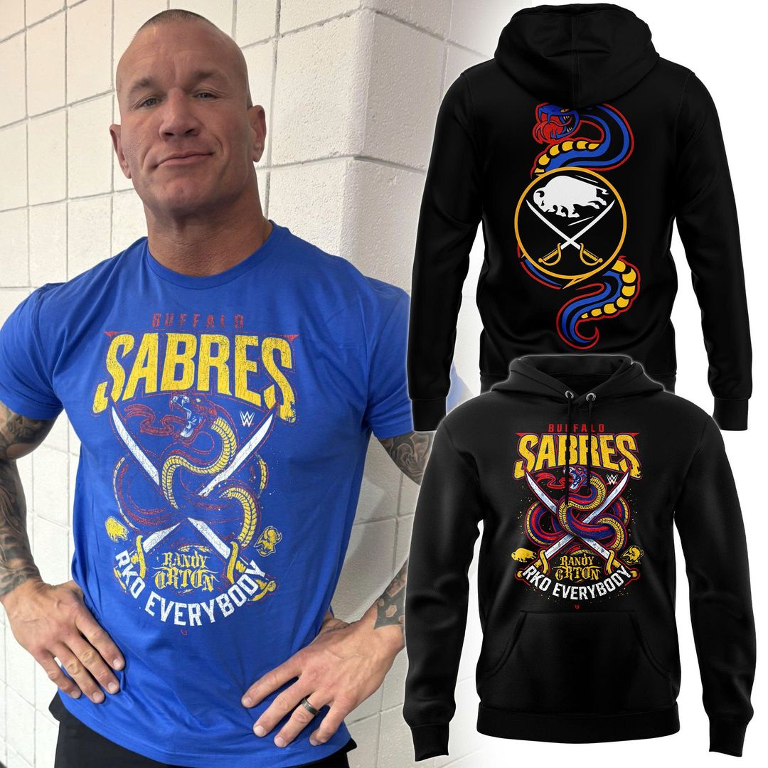 Randy Orton Buffalo Sabres Hoodie - Black