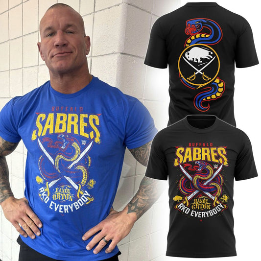 Randy Orton Buffalo Sabres T-shirt - Black