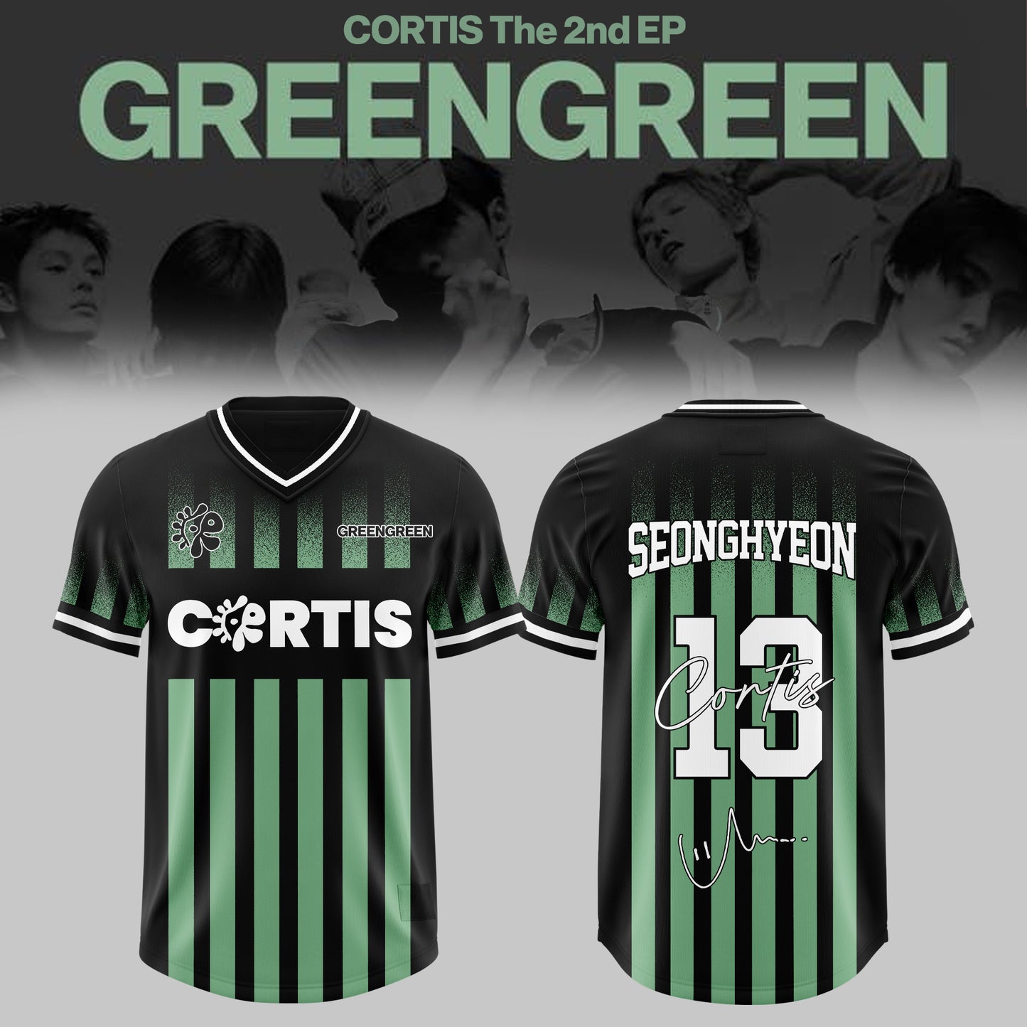 CORTIS: 2ND EP “GREENGREEN” Limited Football Jersey