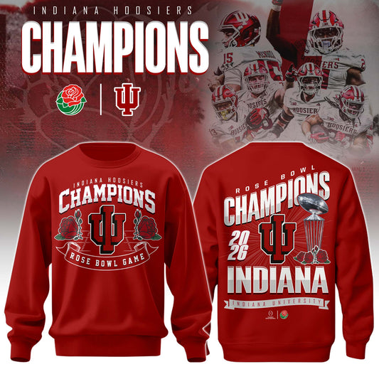 Indiana Hoosiers 2026 Rose Bowl Limited Sweatshirt