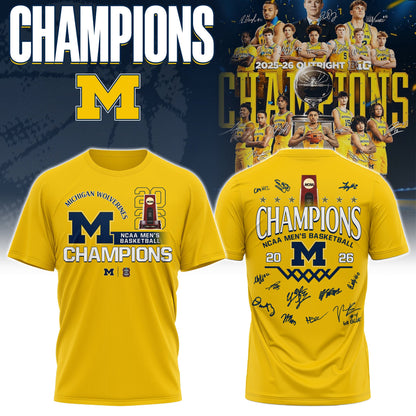 ðŸ†ï¸Michigan Wolverines “ 2026 National Champions T Shirt