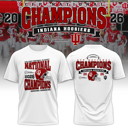 Indiana Hoosiers National Champions 2025/26 T-Shirt