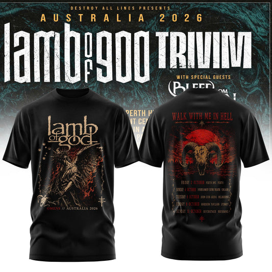 LAMB OF GOD x TRIVIUM – AUSTRALIA 2026 COLLECTION TEE