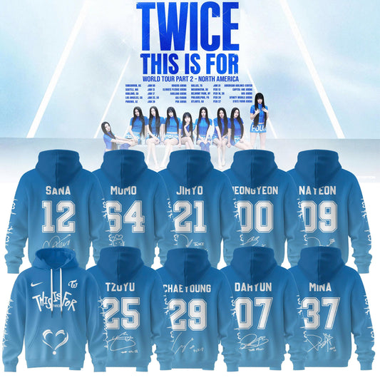 TWICE “ THIS IS FOR WORLD TOUR 2026 Part III Hoodie