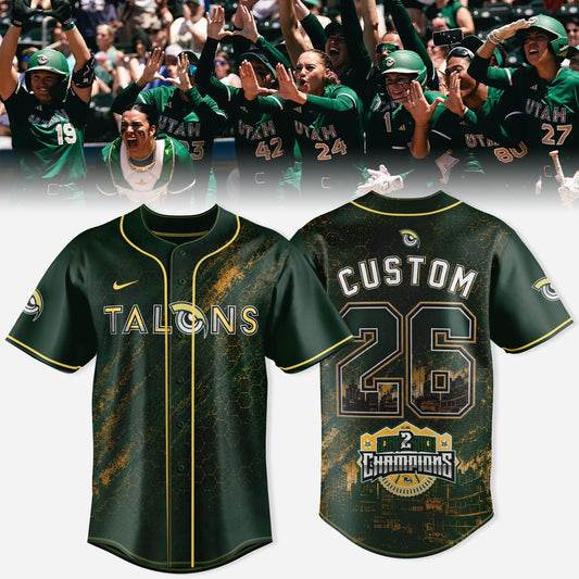 Utah Talons Back-to-Back 2026 Champions Jersey