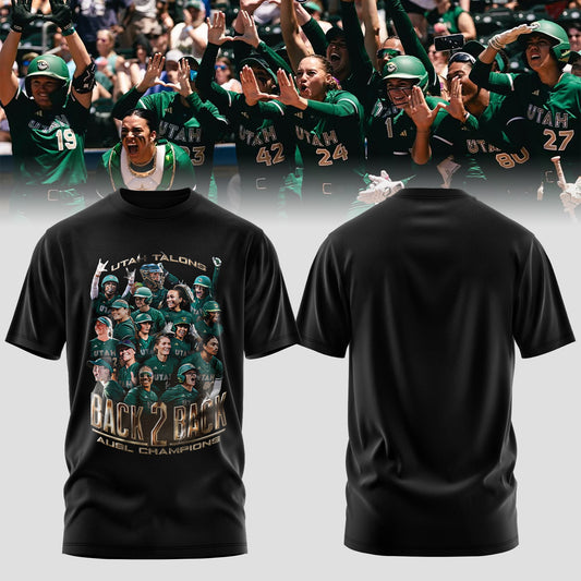 Utah Talons Back-to-Back 2026 Champions Tshirt