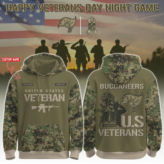 Tampa Bay Buccaneers - Veteran Day 2025 Hoodie Limited Edions
