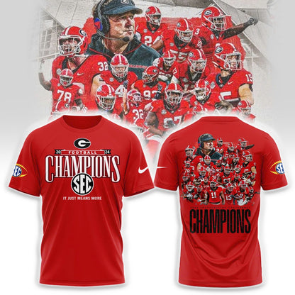Georgia Bulldogs SEC Football Conference Champions Locker Room Tshirt