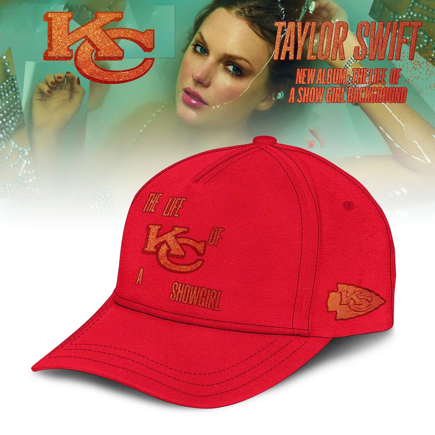 Kansas City Chiefs x Taylor Swift Orange Era Limited Editions 2025 Hoodie