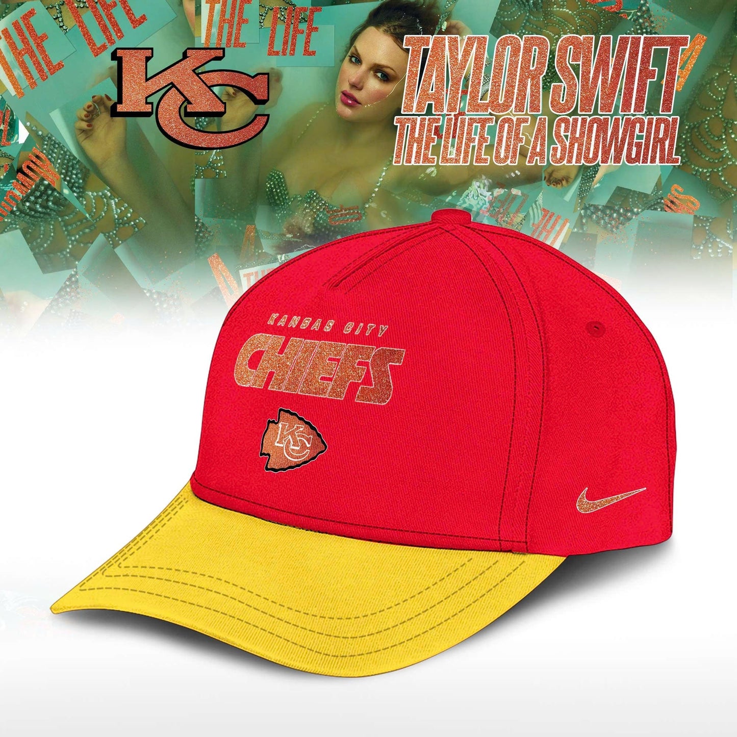 Kansas City Chiefs x Taylor Swift Orange Era Limited Editions 2025 Hoodie