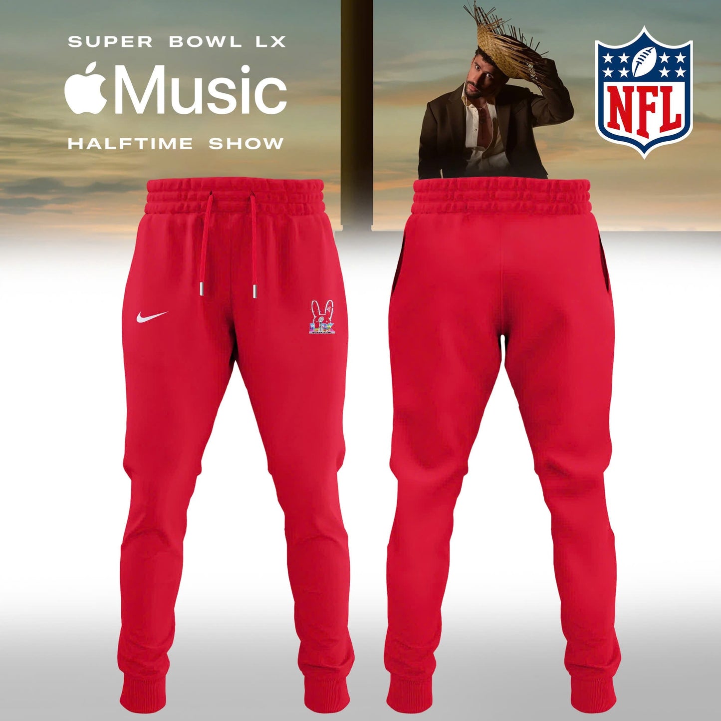 ALL TEAM NFL x Bad Bunny Super Bowl 2026 Combo Hoodie V2
