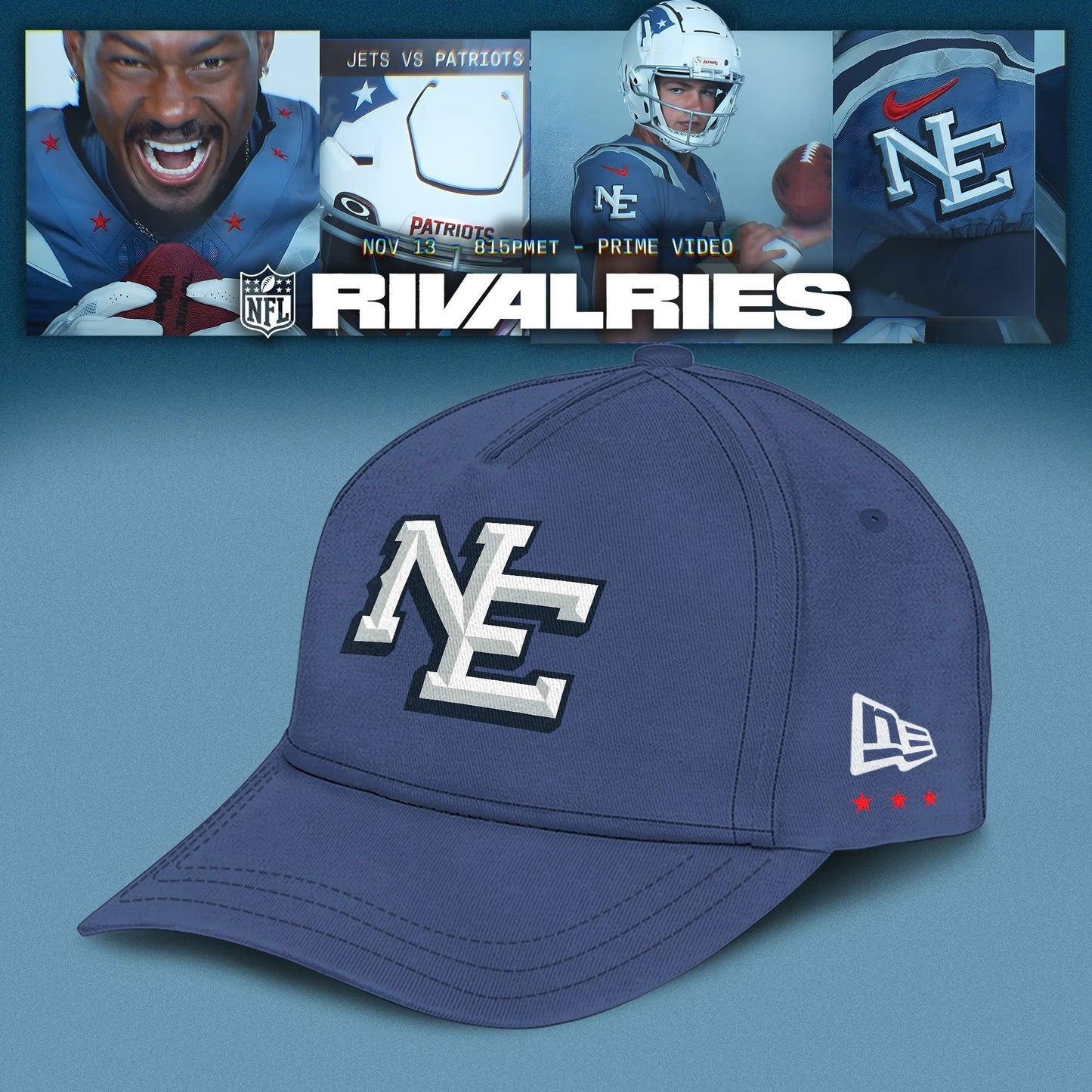 New England Patriots 2025 Rivalries Nor™Easter Storm Special Hoodie
