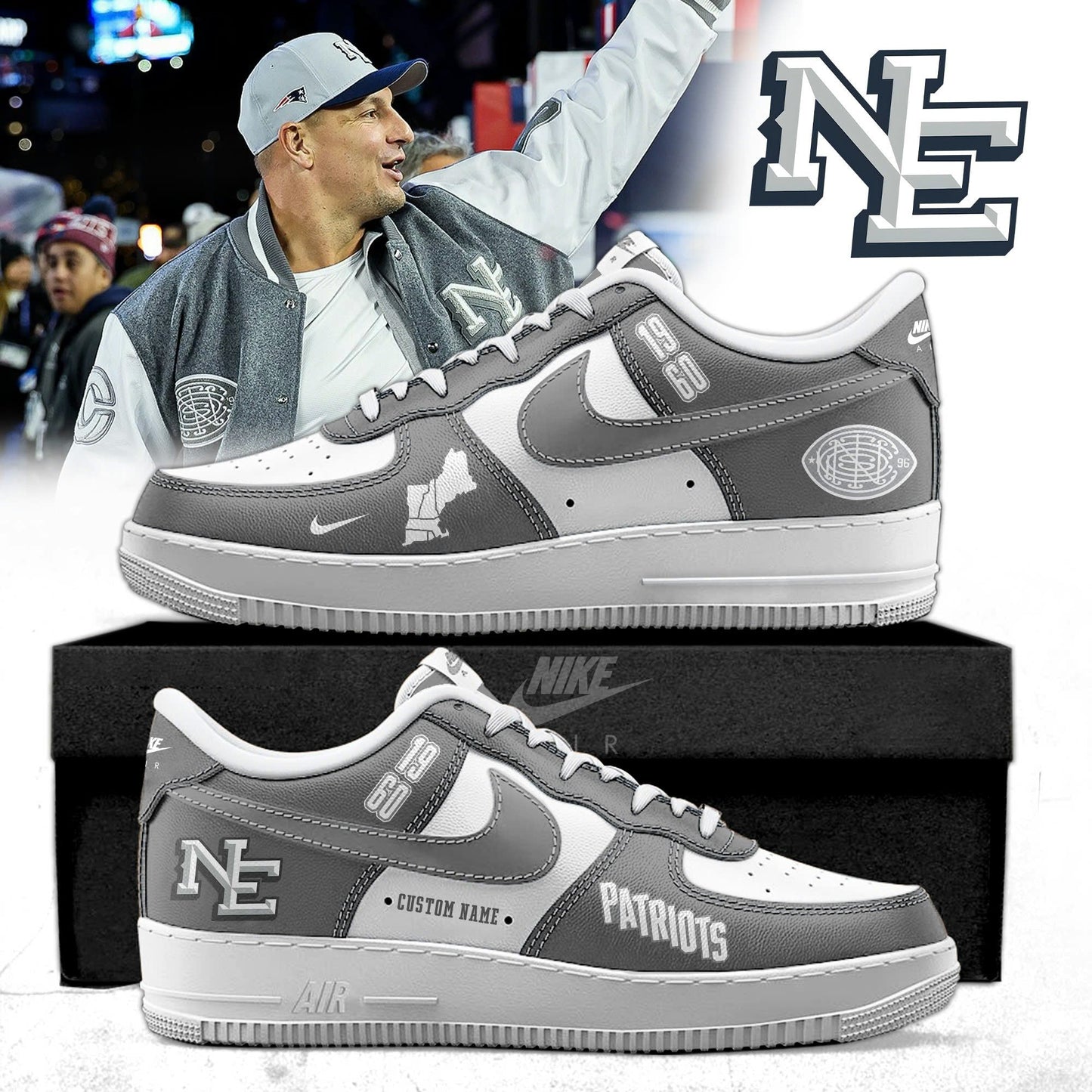 _ New England Patriots 2025 Rivalries Nor™Easter Storm Special AF1 Sneakers