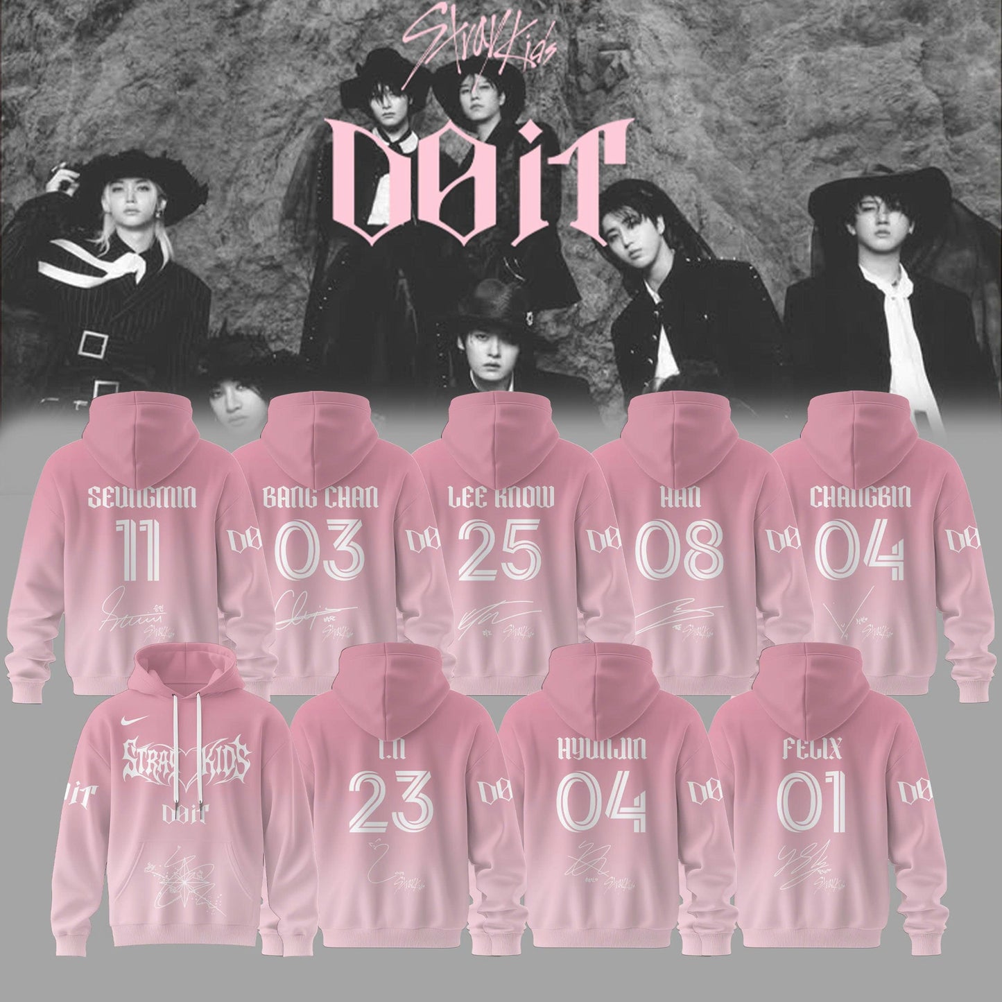 STRAY KIDS : DO IT ALBUM 2025 Limited Hoodie