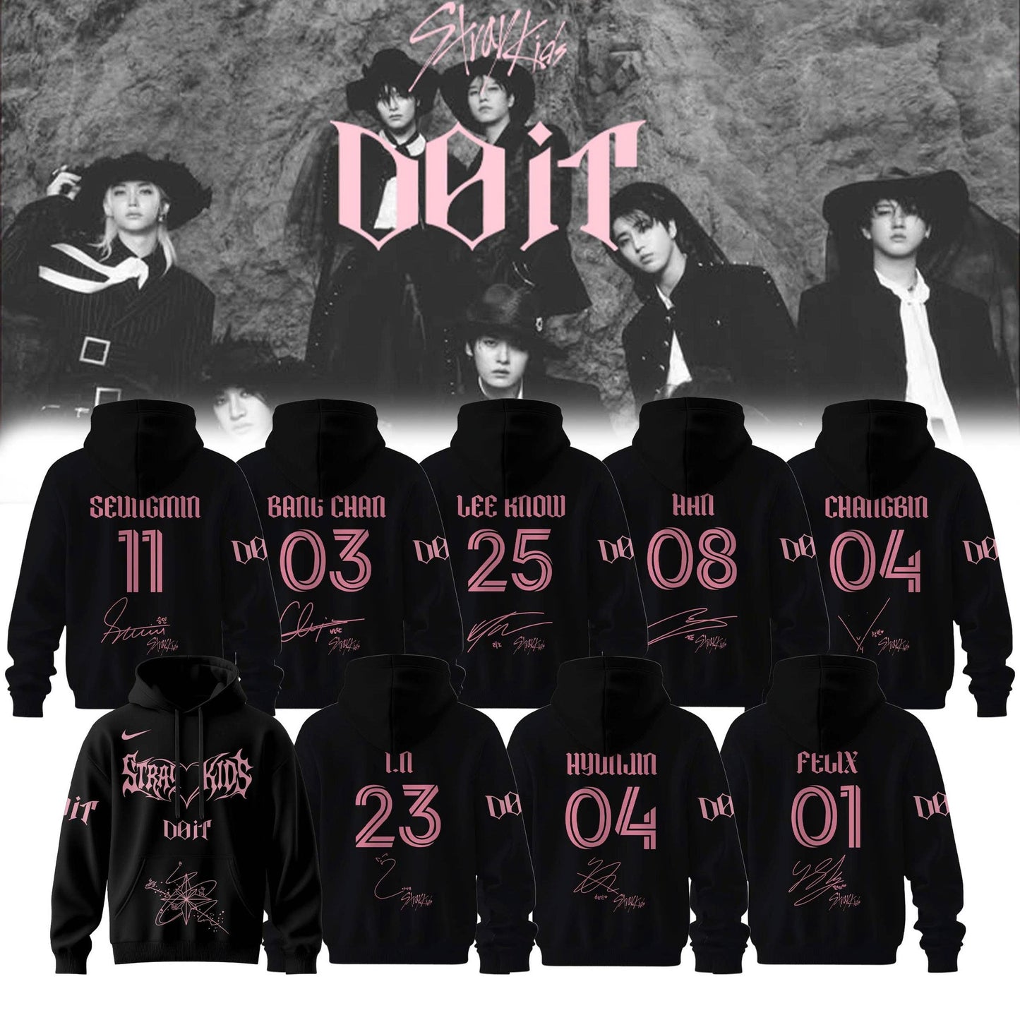 STRAY KIDS : DO IT ALBUM 2025 Limited Hoodie