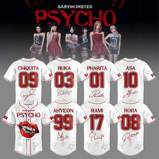 BABYMONSTER : PSYCHO [ WE GO UP] Album 2025 Limited “ Jersey