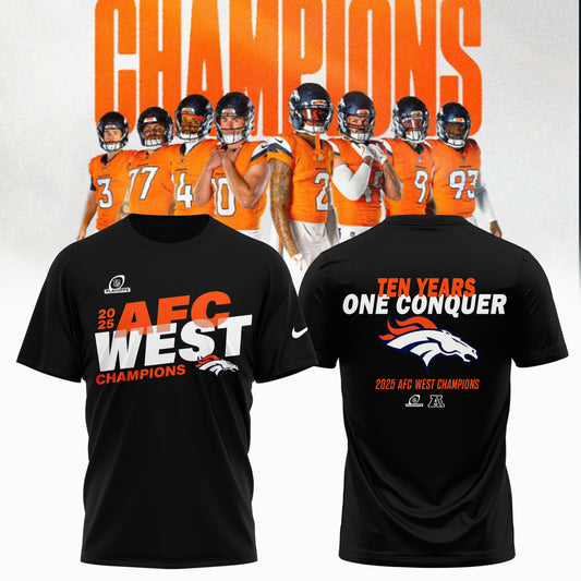 Denver Broncos “ 2025 AFC West Champions Shirt