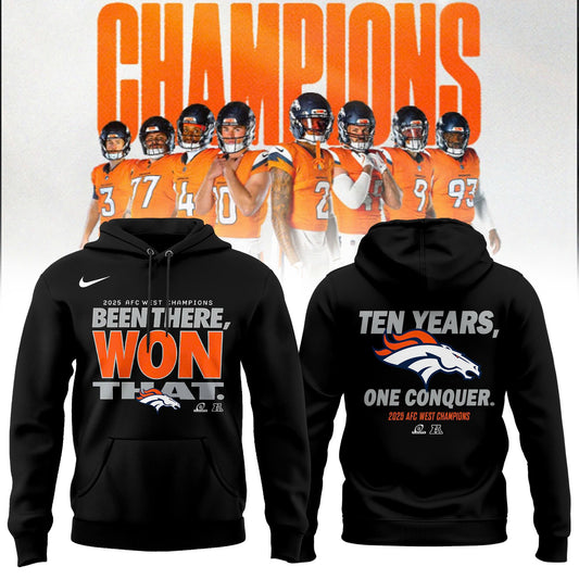 Denver Broncos “ 2025 AFC West Champions Hoodie