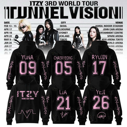 ITZY 3RD WORLD TOUR TUNNEL VISION Hoodie