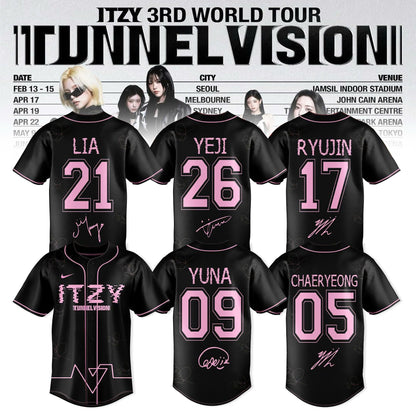 ITZY 3RD WORLD TOUR TUNNEL VISION Special Edition Jersey