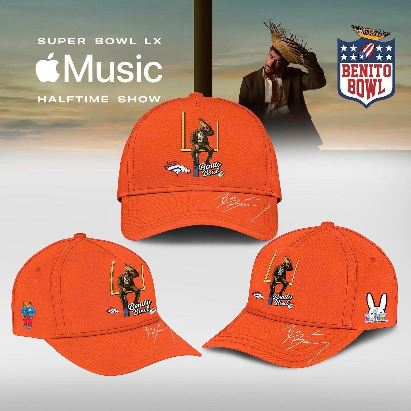 All Team NFL x Bad Bunny 2026 Super Bowl LX Halftime Show Special Edition Hoodie