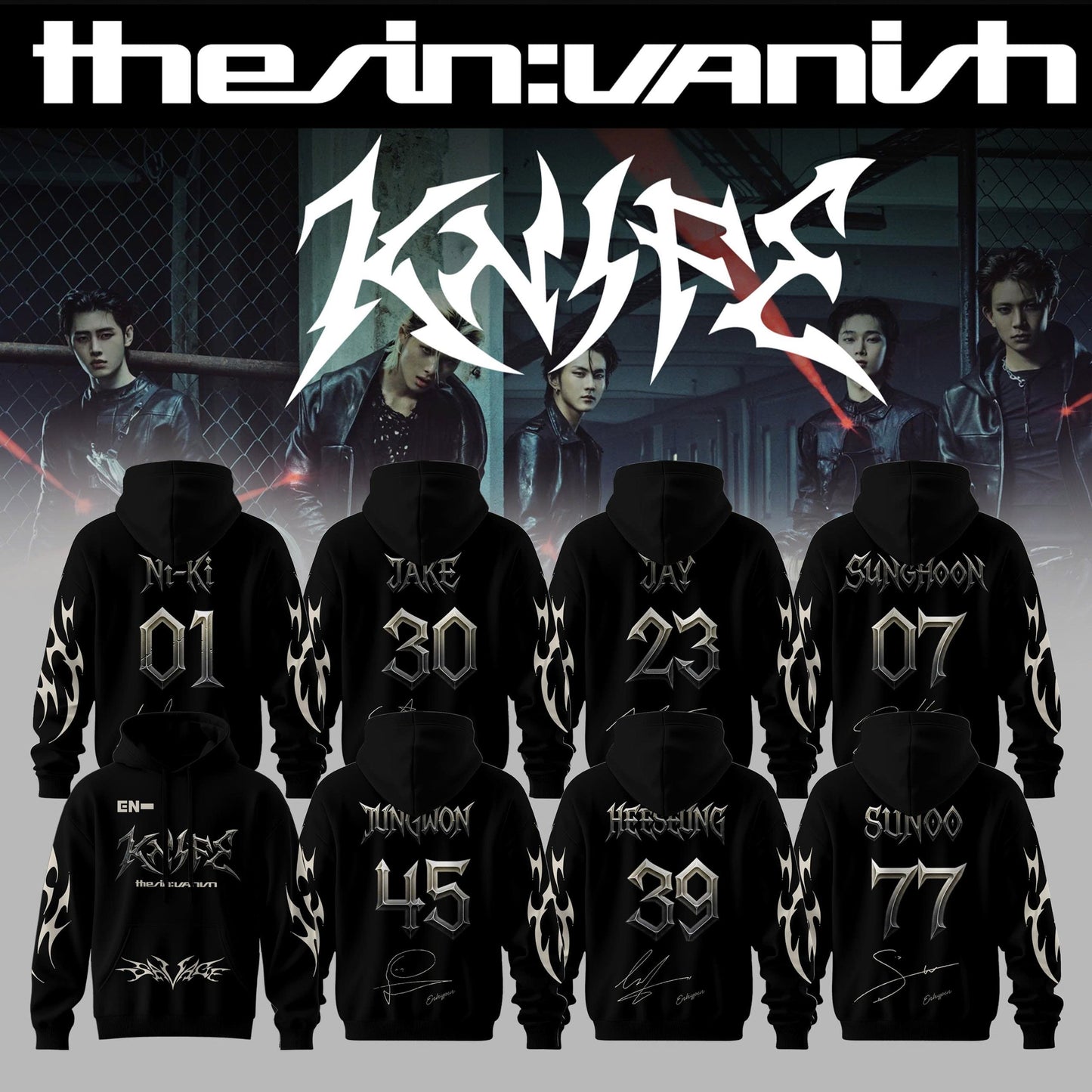 ENHYPEN ™THE SIN : VANISH˜ “ Knife Limited Hoodie