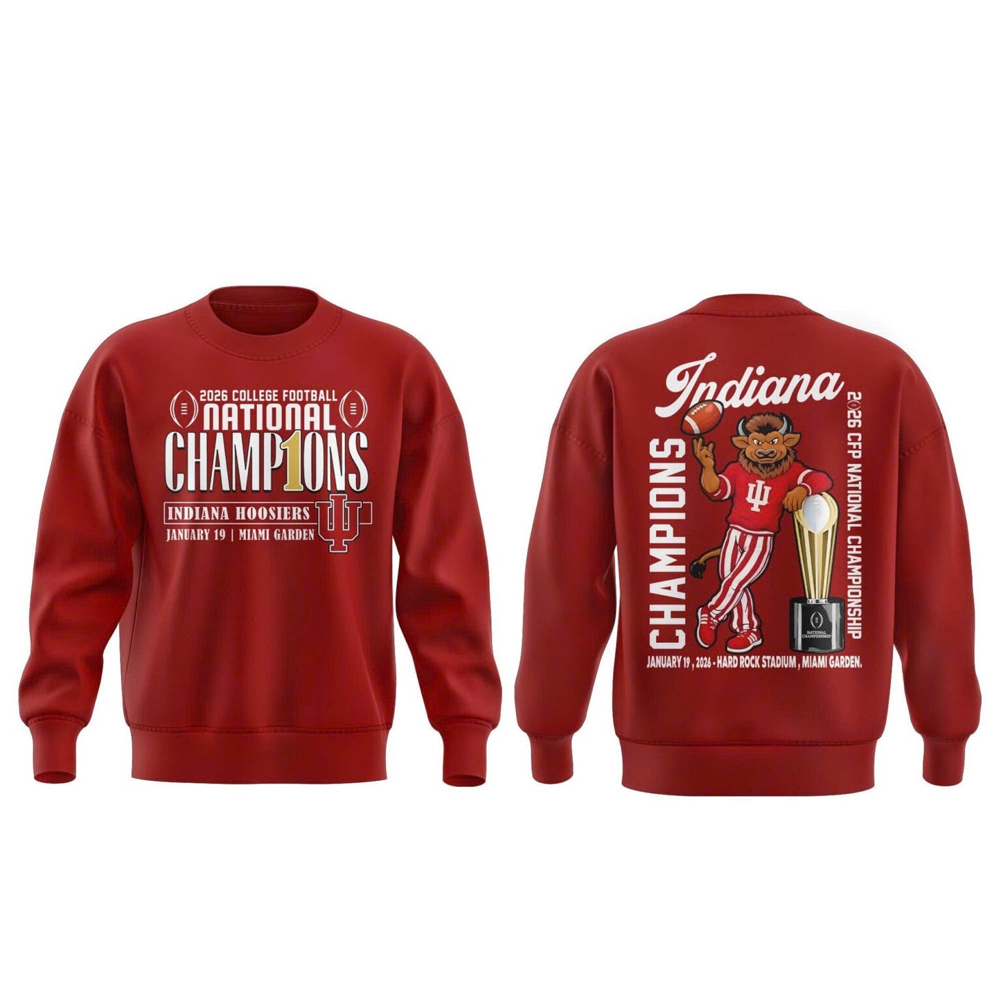 Indiana Hoosiers National Champions 2025/26 Sweatshirt