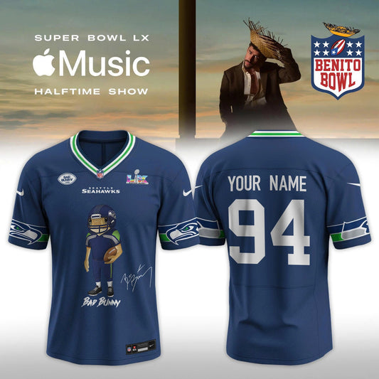 Seattle Seahawks x Bad Bunny Super Bowl LX The Halftime Show Special Edition Jersey