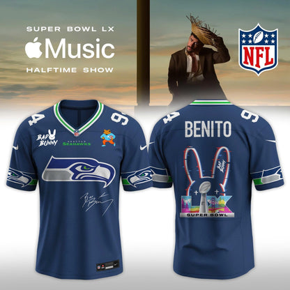 Seattle Seahawks x Bad Bunny Super Bowl LX The Halftime Show Special Edition Jersey