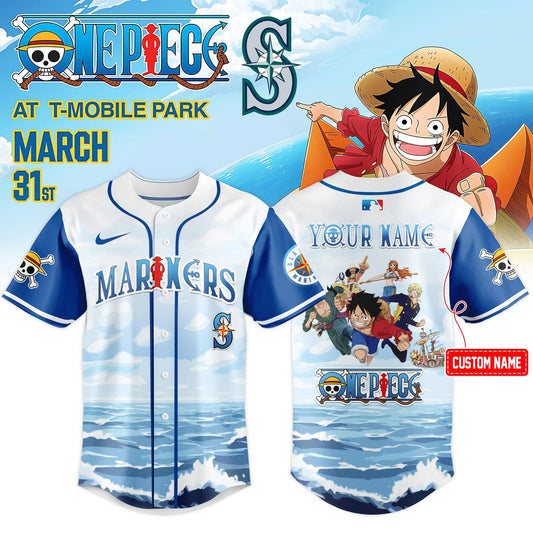 Seattle Mariners x One Piece Night 2026 Limited Edition Jersey