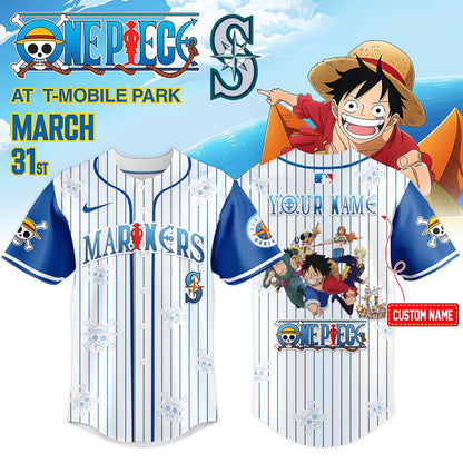Seattle Mariners x One Piece Night 2026 Limited Edition Jersey