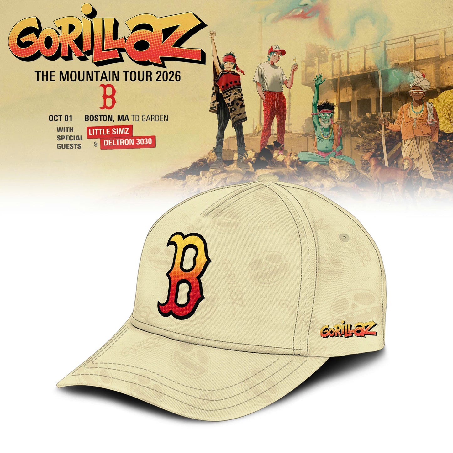 MLB x Gorillaz ‘The Mountain Tour 2026’ Limited Edition Jersey