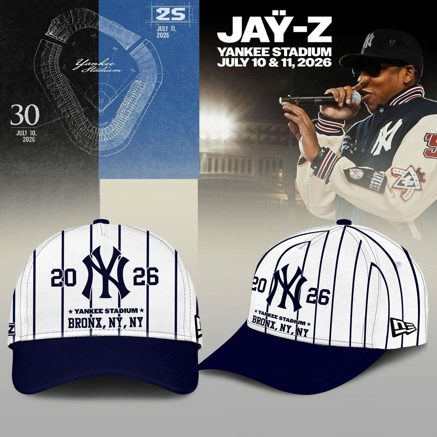 NYY x Jay-Z Hometown Show 2026 Limited Edition Jersey