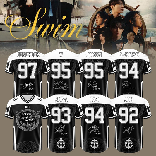 BTS “ Swim Arirang Album Mixed Mesh Jersey