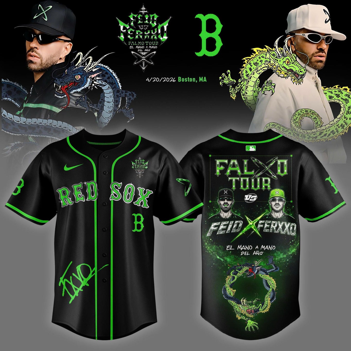 MLB x FEID vs FERXXO Falxo Tour 2026 Limited Editions Jersey