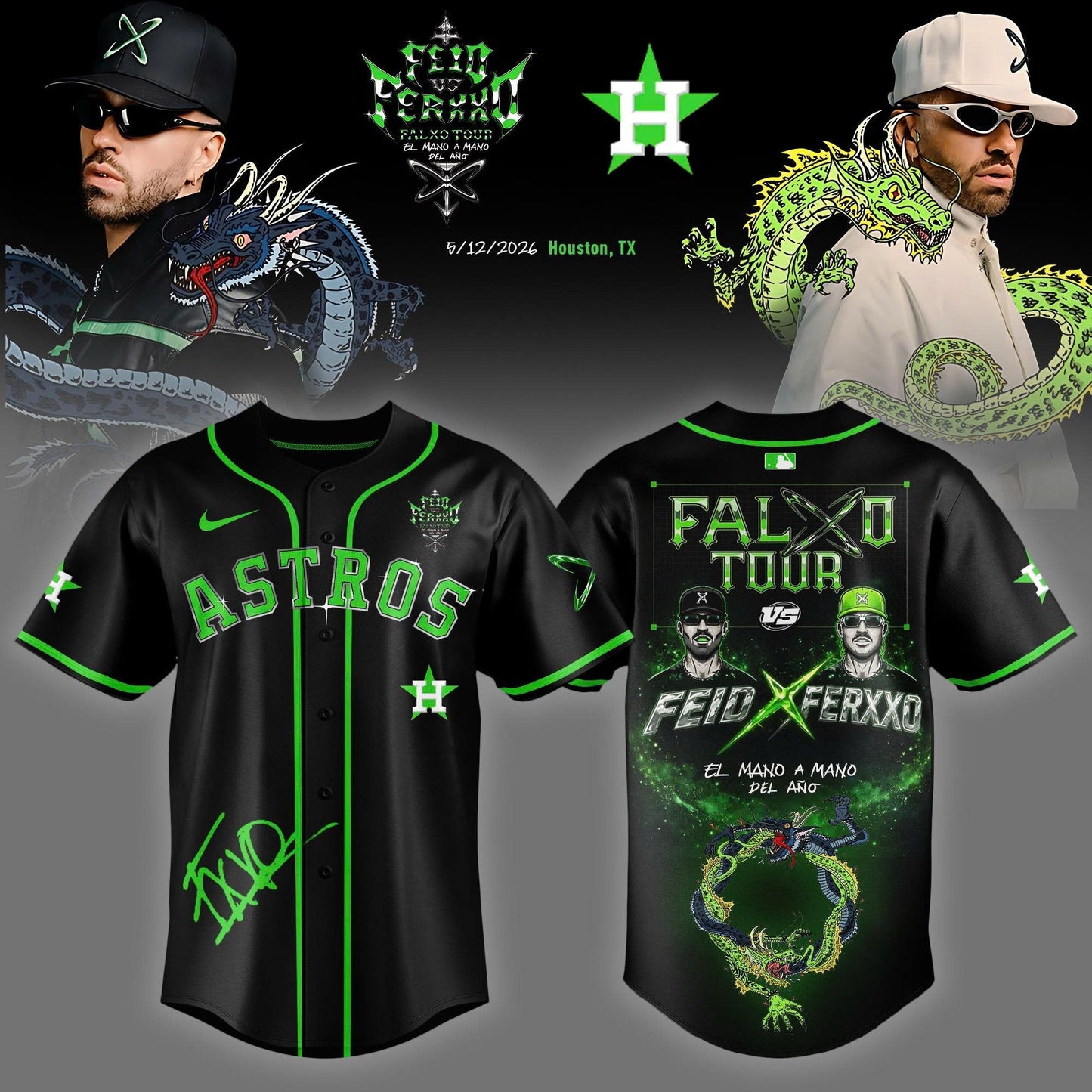 MLB x FEID vs FERXXO Falxo Tour 2026 Limited Editions Jersey
