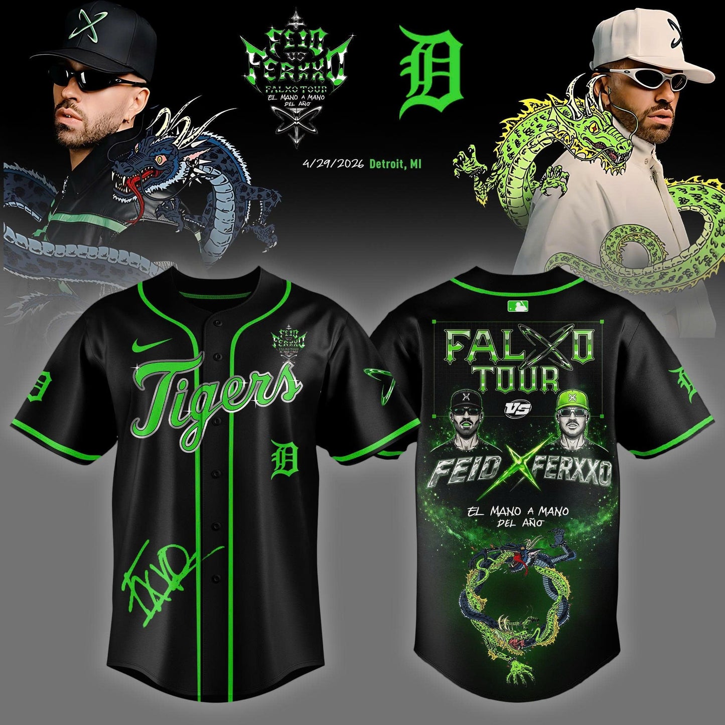MLB x FEID vs FERXXO Falxo Tour 2026 Limited Editions Jersey