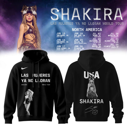 Las Mujeres Ya No Lloran World Tour 2026 Hoodie Collection