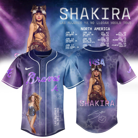 Atlanta Braves x Las Mujeres Ya No Lloran World Tour 2026 Edition Jersey