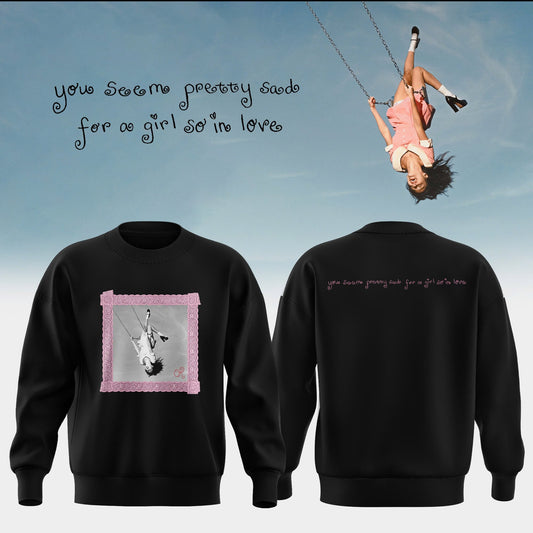 Lace Album Cover Black Sweater