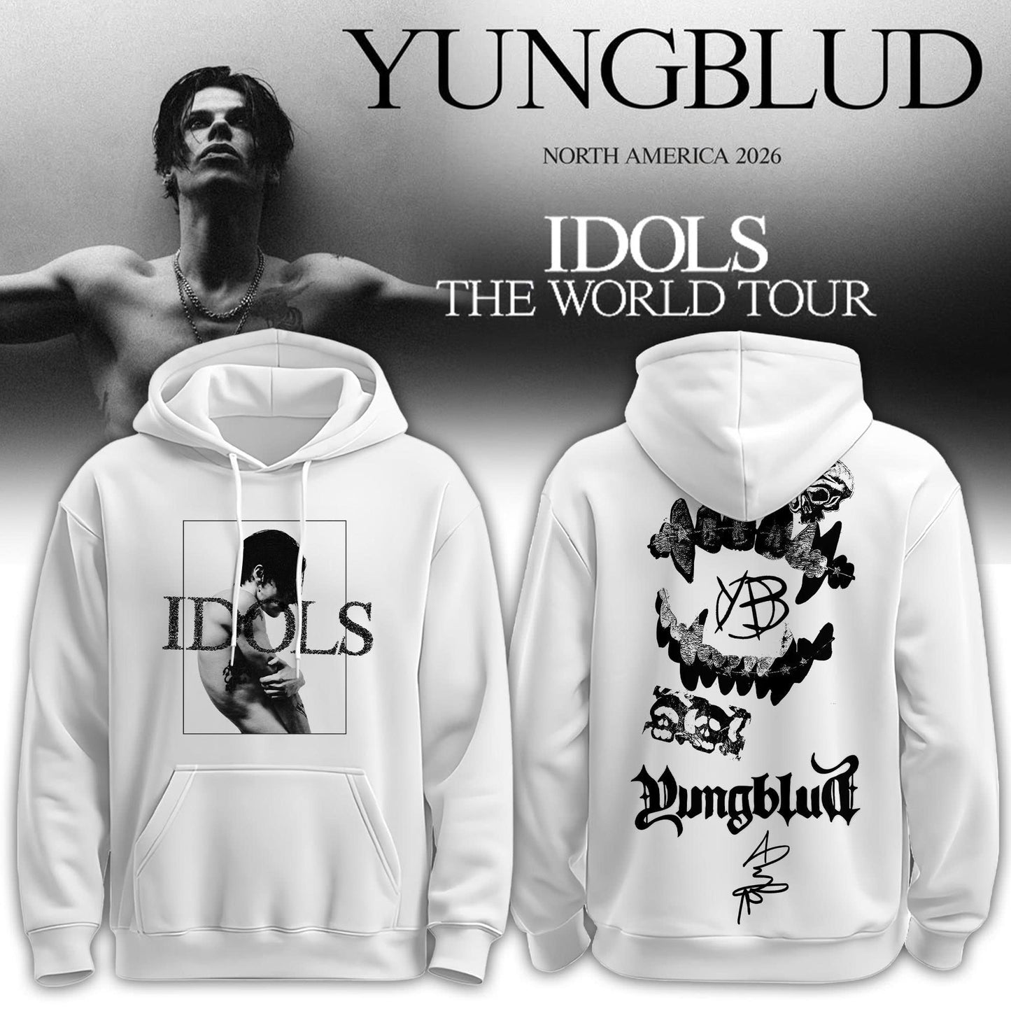 YBD – Idols World Tour 2026 Limited Edition Hoodie