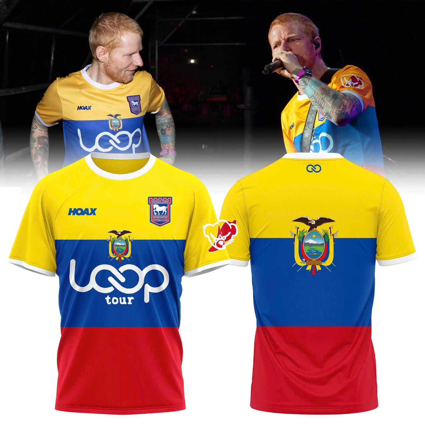 Ed Sheeran Loop Tour 2026 Ecuador Exclusive T-Shirt