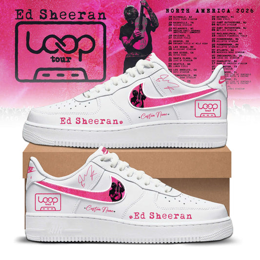 Ed Sheeran Loop Tour 2026 Limited Edition AF1 Sneakers