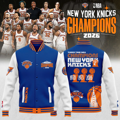 New York Knicks 2026 NBA Champions Bomber Jacket