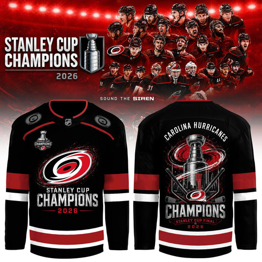 Carolina Hurricanes 2026 Stanley Cup Champions Jersey